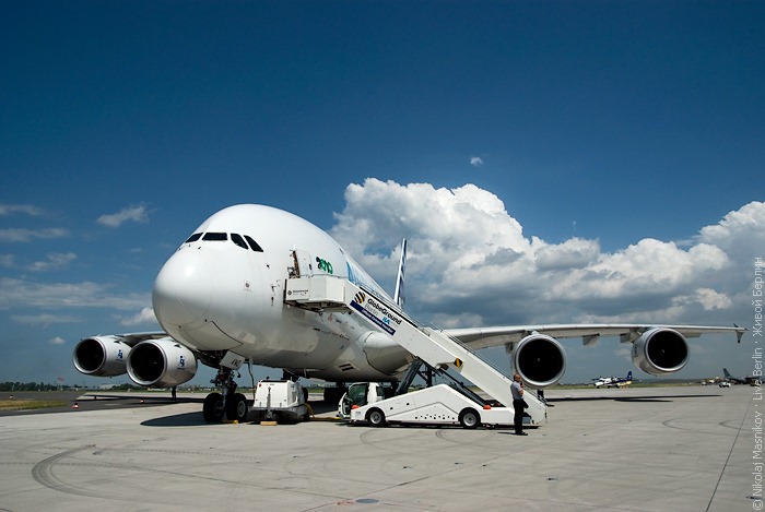 Airbus A380 на&nbsp;авиа-шоу ILA 2010