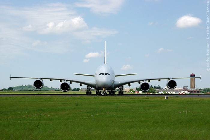 Airbus A380 на&nbsp;авиа-шоу ILA 2010